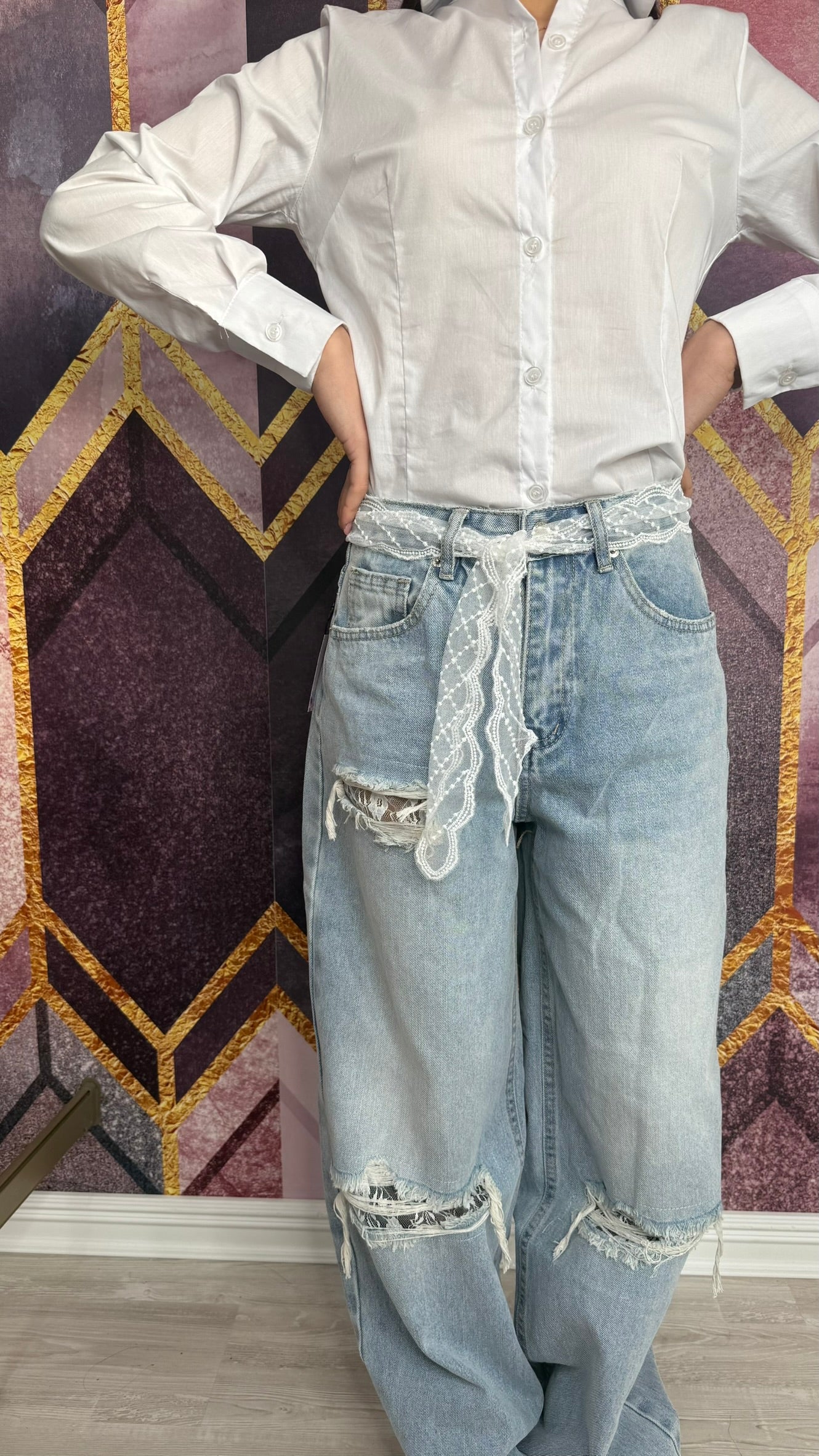 DENIM PIZZO