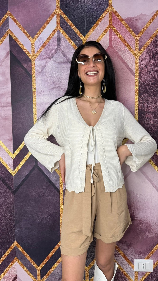 CARDIGAN IN FILO SOLEIL