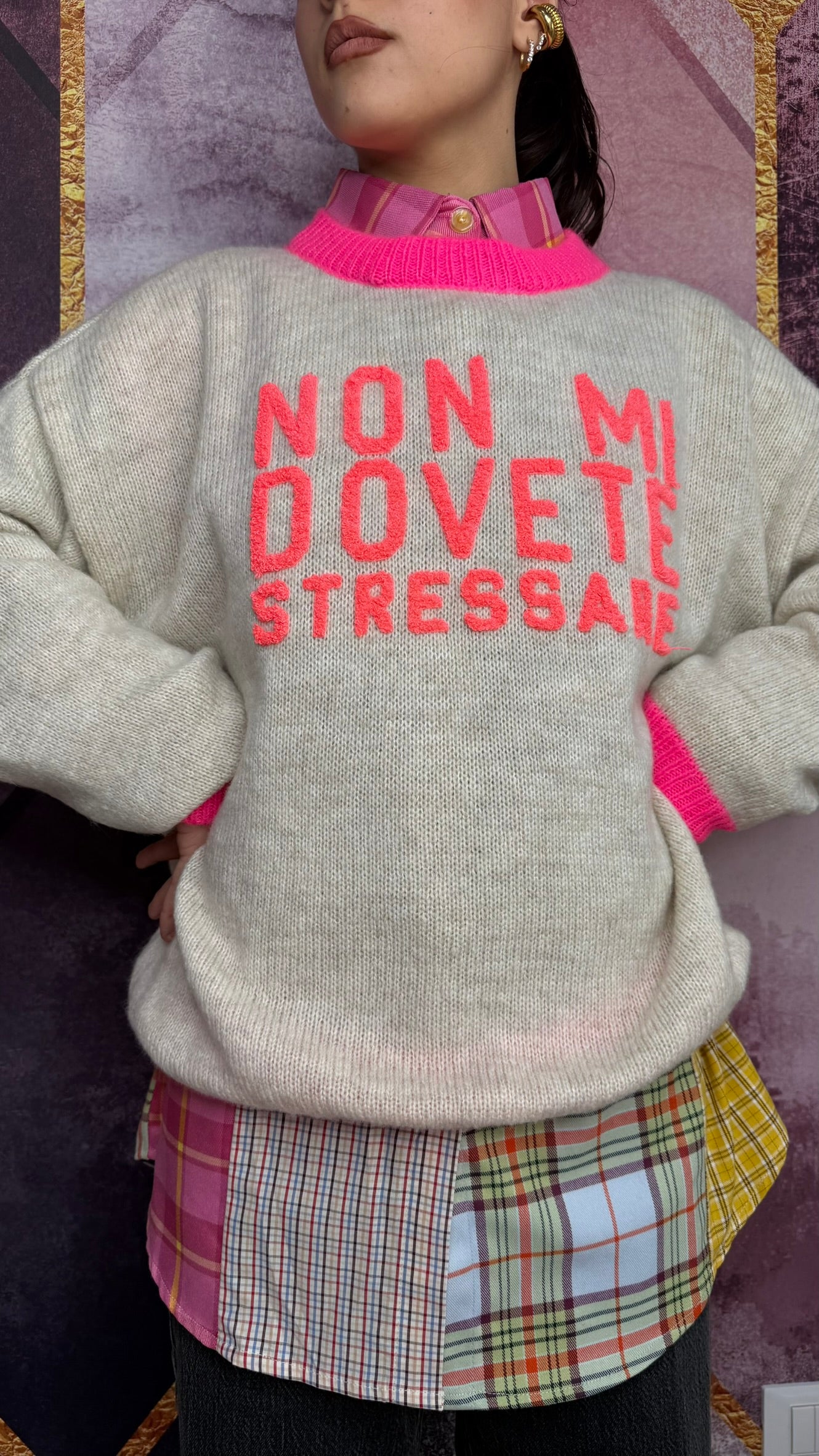 MAGLIONE NON MI DOVETE STRESSARE