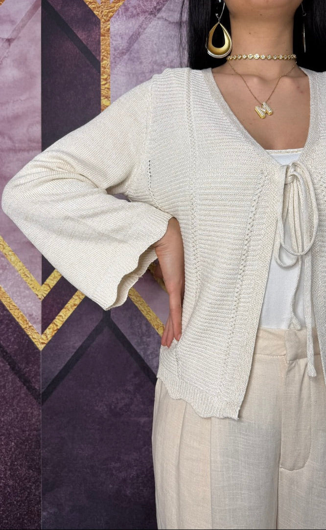 CARDIGAN IN FILO SOLEIL