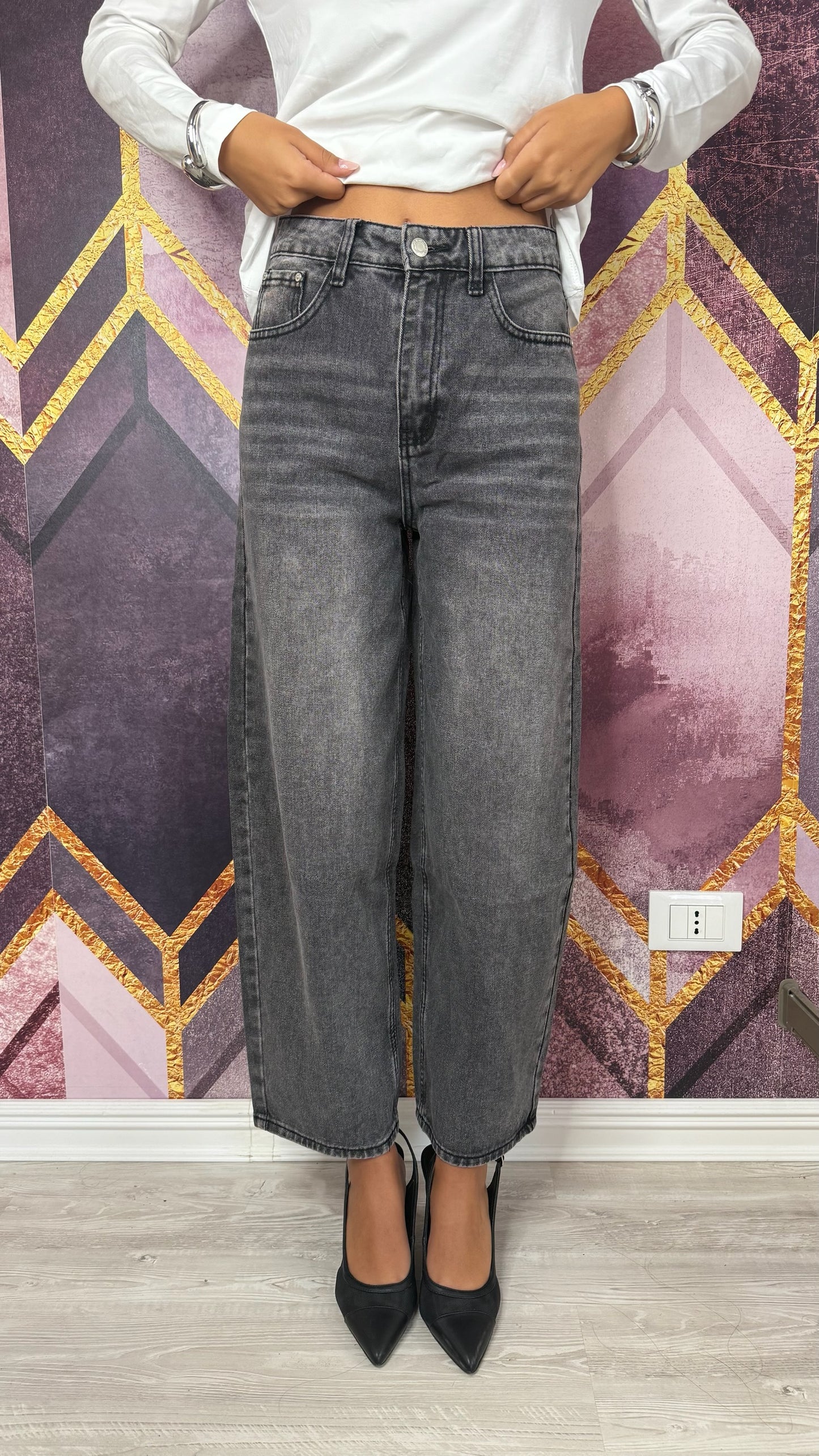 DENIM BALLOON GRIGIO