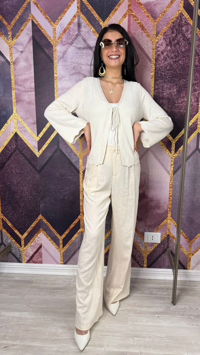 CARDIGAN IN FILO SOLEIL