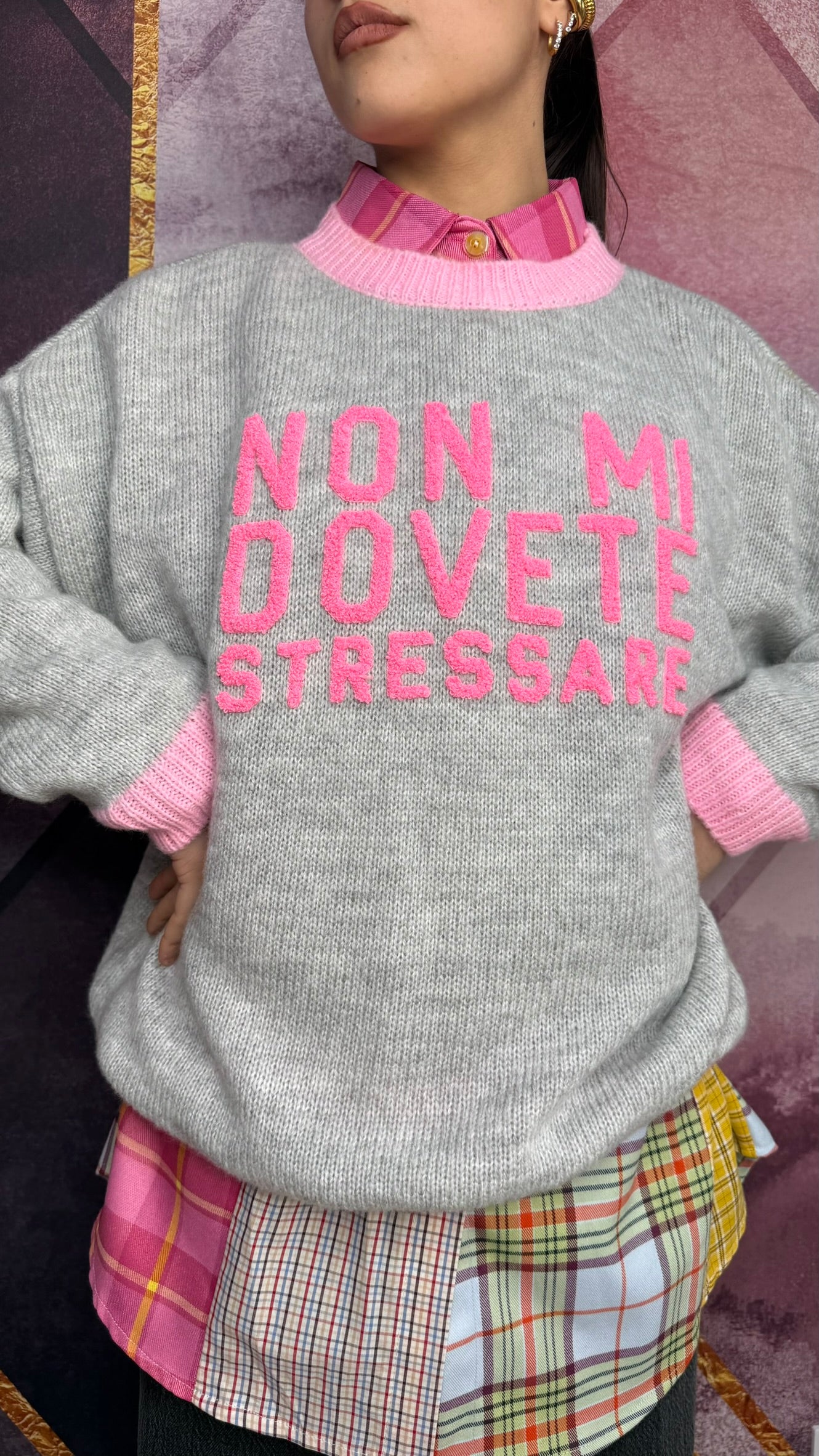 MAGLIONE NON MI DOVETE STRESSARE