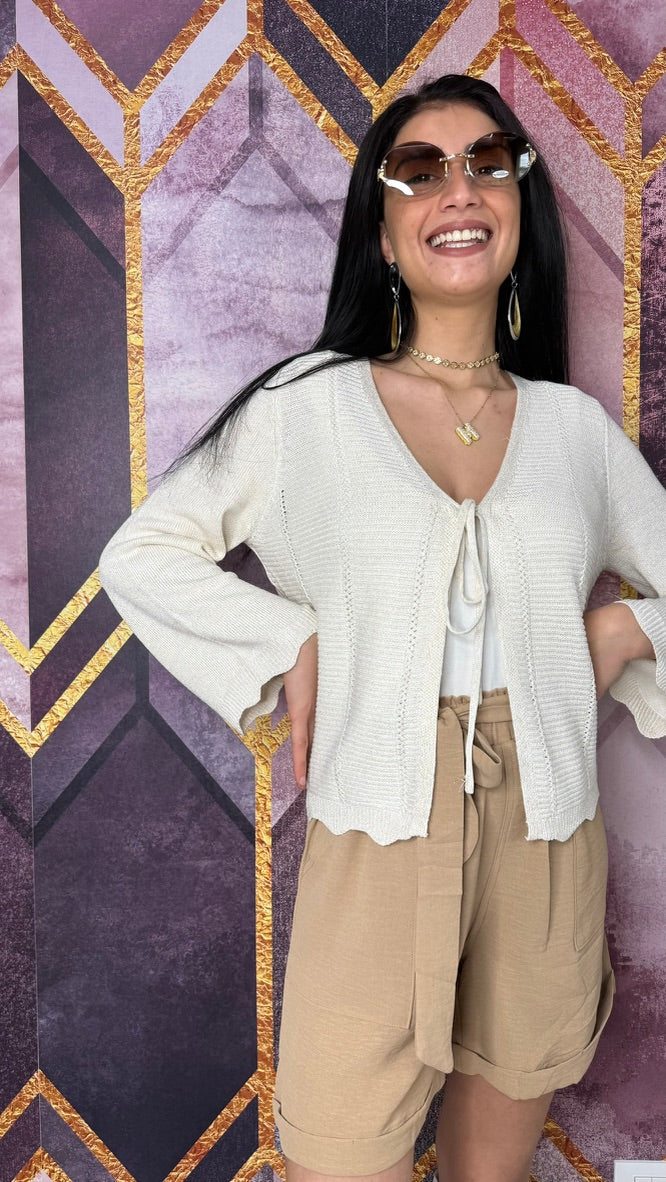 CARDIGAN IN FILO SOLEIL