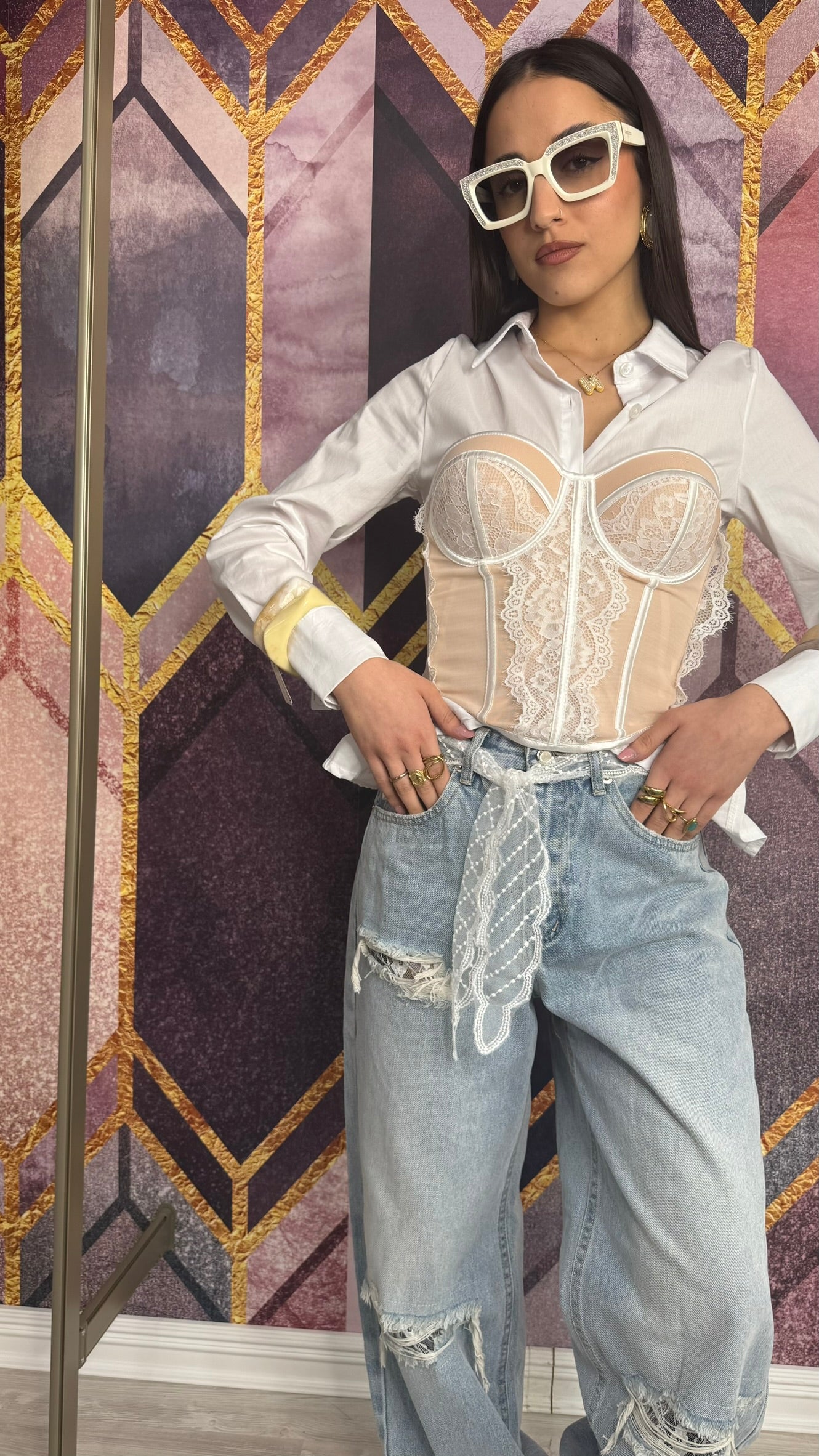 DENIM PIZZO