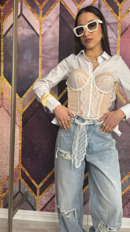 DENIM PIZZO