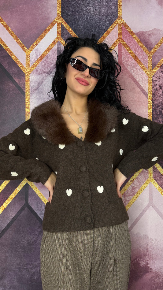 CARDIGAN HEART VARI COLORI