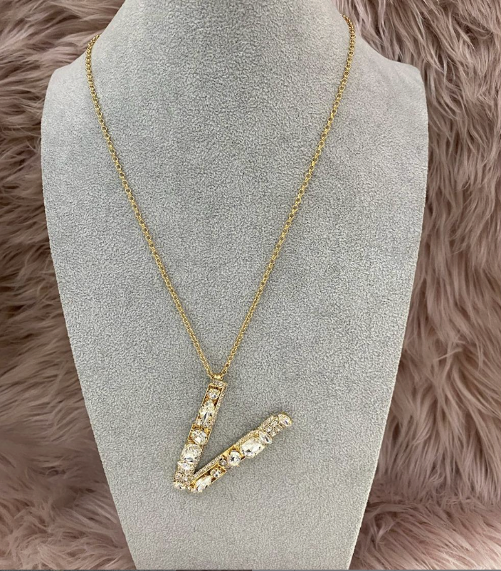 COLLANA CRYSTAL GLOW VARIE LETTERE
