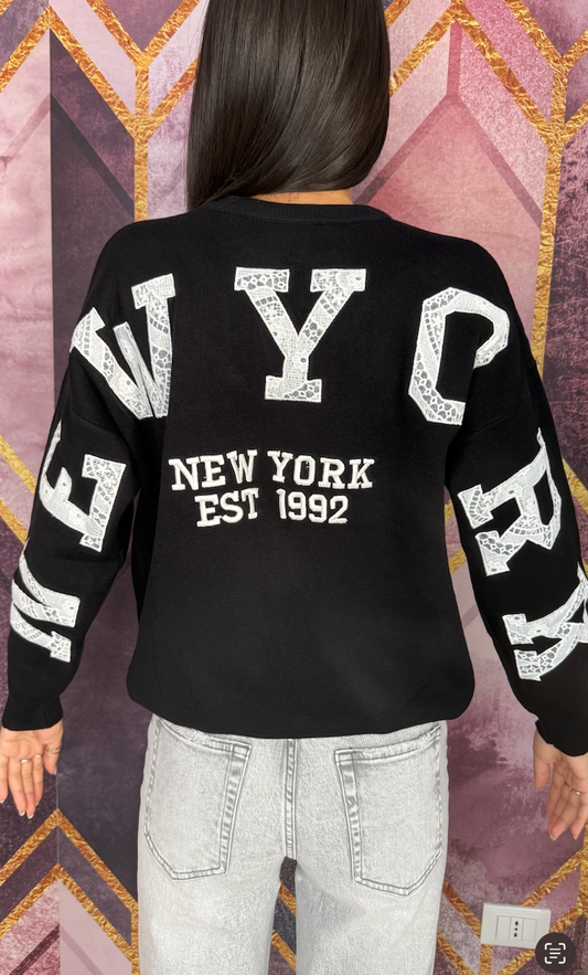 MAGLIONE NEW YORK VARI COLORI