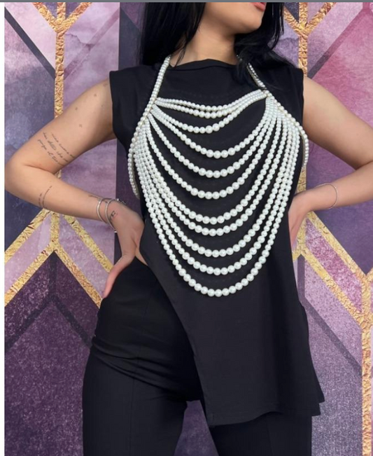 COLLANA TOP DI PERLE DAHLIA