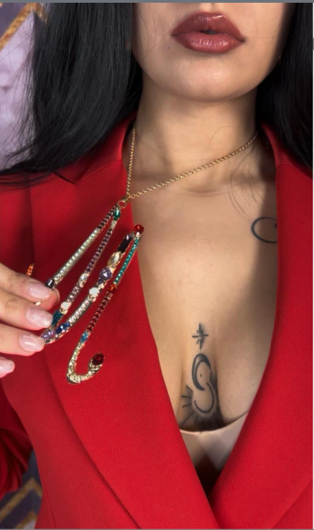 COLLANA CRYSTAL RAINBOW (VARIE LETTERE)