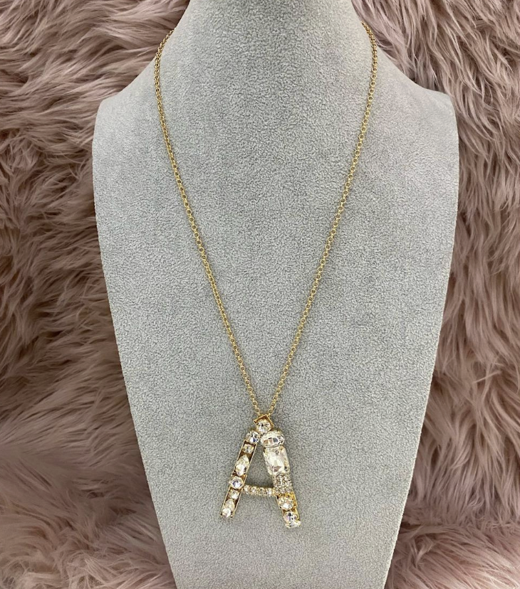 COLLANA CRYSTAL GLOW VARIE LETTERE