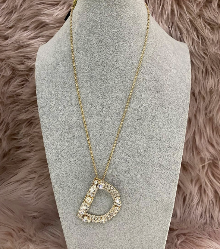 COLLANA CRYSTAL GLOW VARIE LETTERE