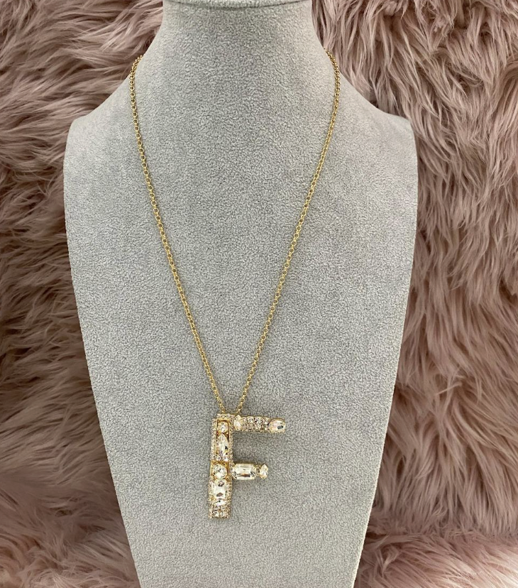COLLANA CRYSTAL GLOW VARIE LETTERE