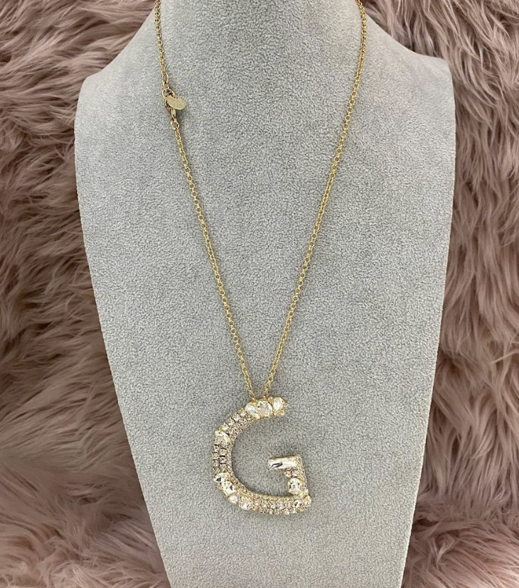 COLLANA CRYSTAL GLOW VARIE LETTERE