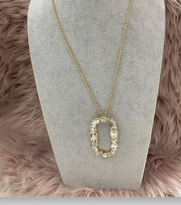 COLLANA CRYSTAL GLOW VARIE LETTERE