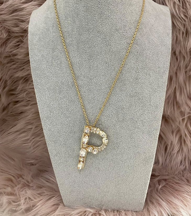 COLLANA CRYSTAL GLOW VARIE LETTERE