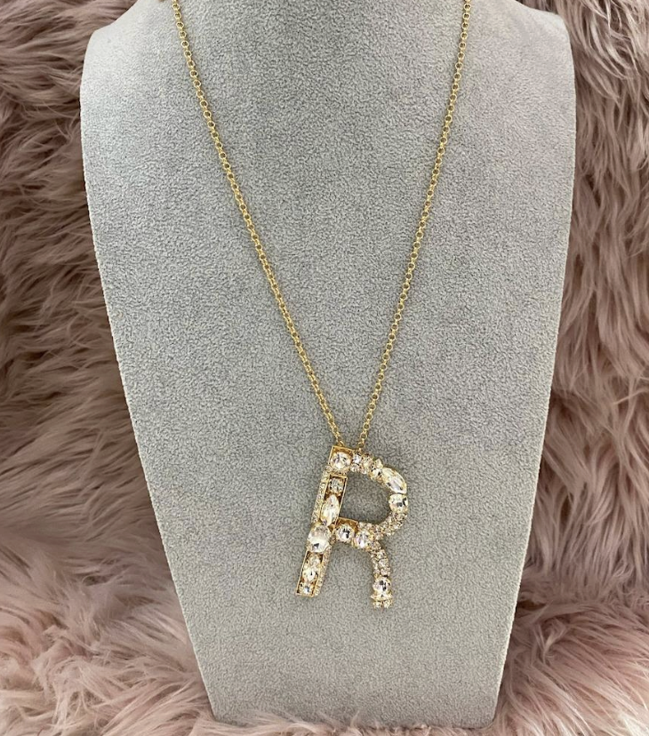 COLLANA CRYSTAL GLOW VARIE LETTERE