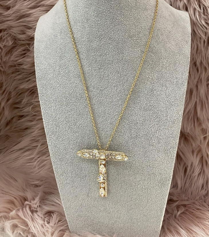 COLLANA CRYSTAL GLOW VARIE LETTERE