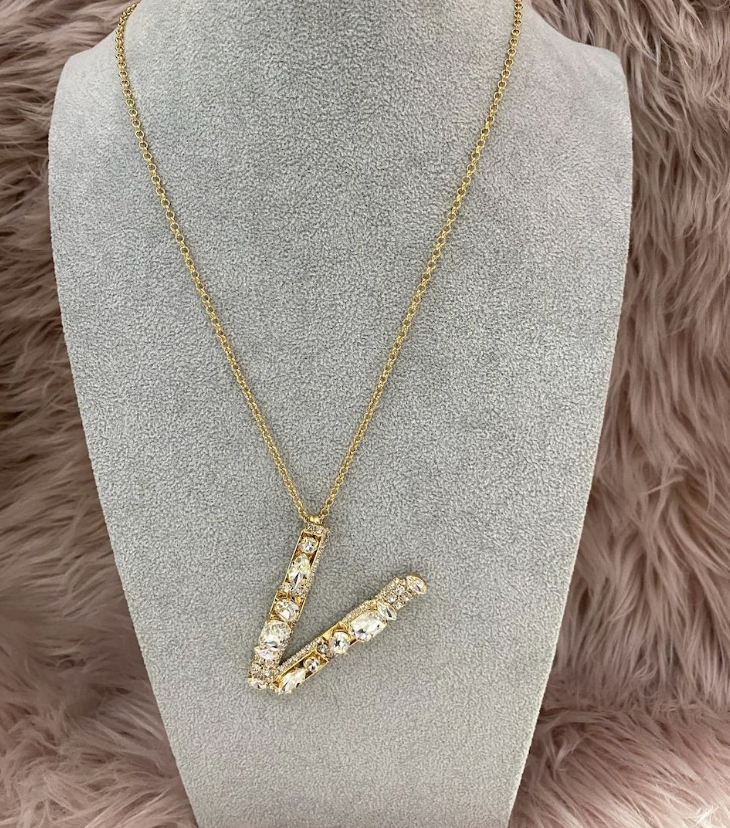 COLLANA CRYSTAL GLOW VARIE LETTERE