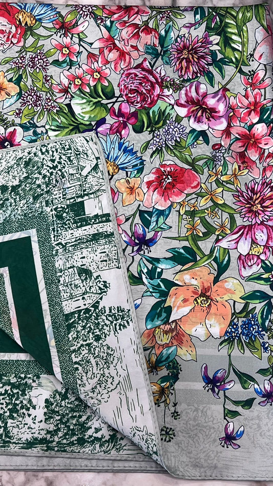 FOULARD FLOWERS VARI COLORI